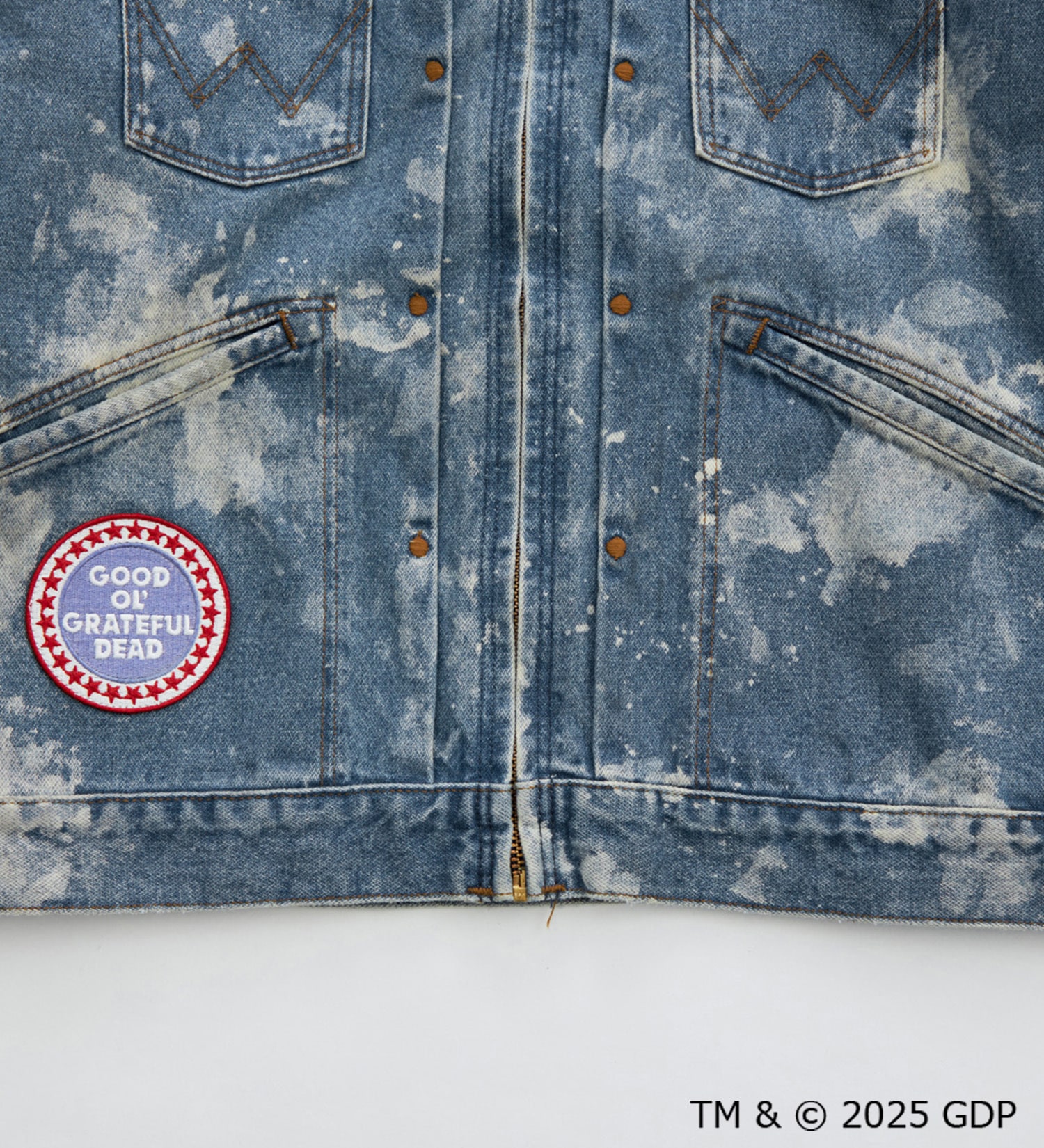 Wrangler(ラングラー)のGrateful Dead x Wrangler 24MJZ WREMAKE DENIM JACKET|ジャケット/アウター/デニムジャケット/メンズ|中色ブルー