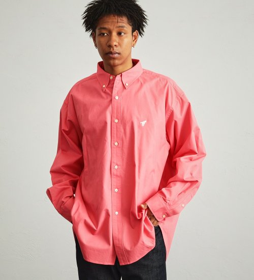 Wrangler(ラングラー)のカラーボタンダウンシャツ|トップス/シャツ/ブラウス/メンズ|ピンク