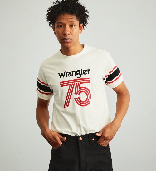 Wrangler(ラングラー)のナンバリング　リンガーTシャツ|トップス/Tシャツ/カットソー/レディース|ホワイト