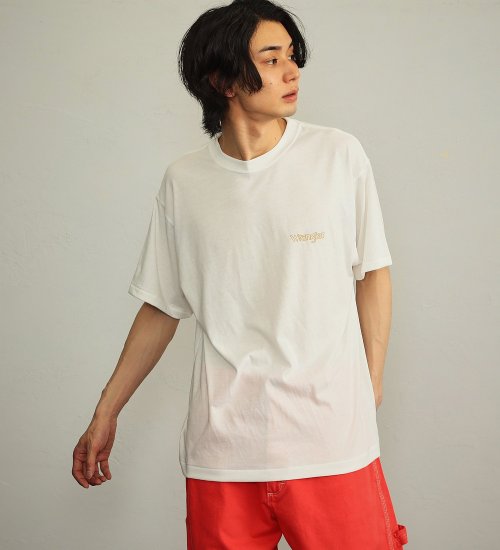 Wrangler(ラングラー)の【タイムセール】バックプリント 半袖Tシャツ|トップス/Tシャツ/カットソー/メンズ|ホワイト