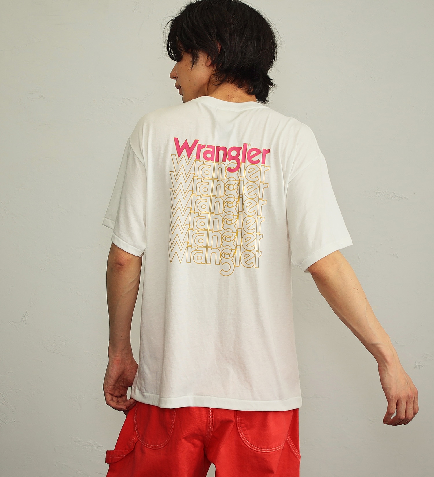 Wrangler(ラングラー)の【タイムセール】バックプリント 半袖Tシャツ|トップス/Tシャツ/カットソー/メンズ|ホワイト