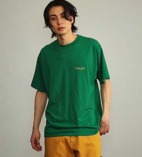 Wrangler(ラングラー)の【タイムセール】バックプリント 半袖Tシャツ|トップス/Tシャツ/カットソー/メンズ|グリーン