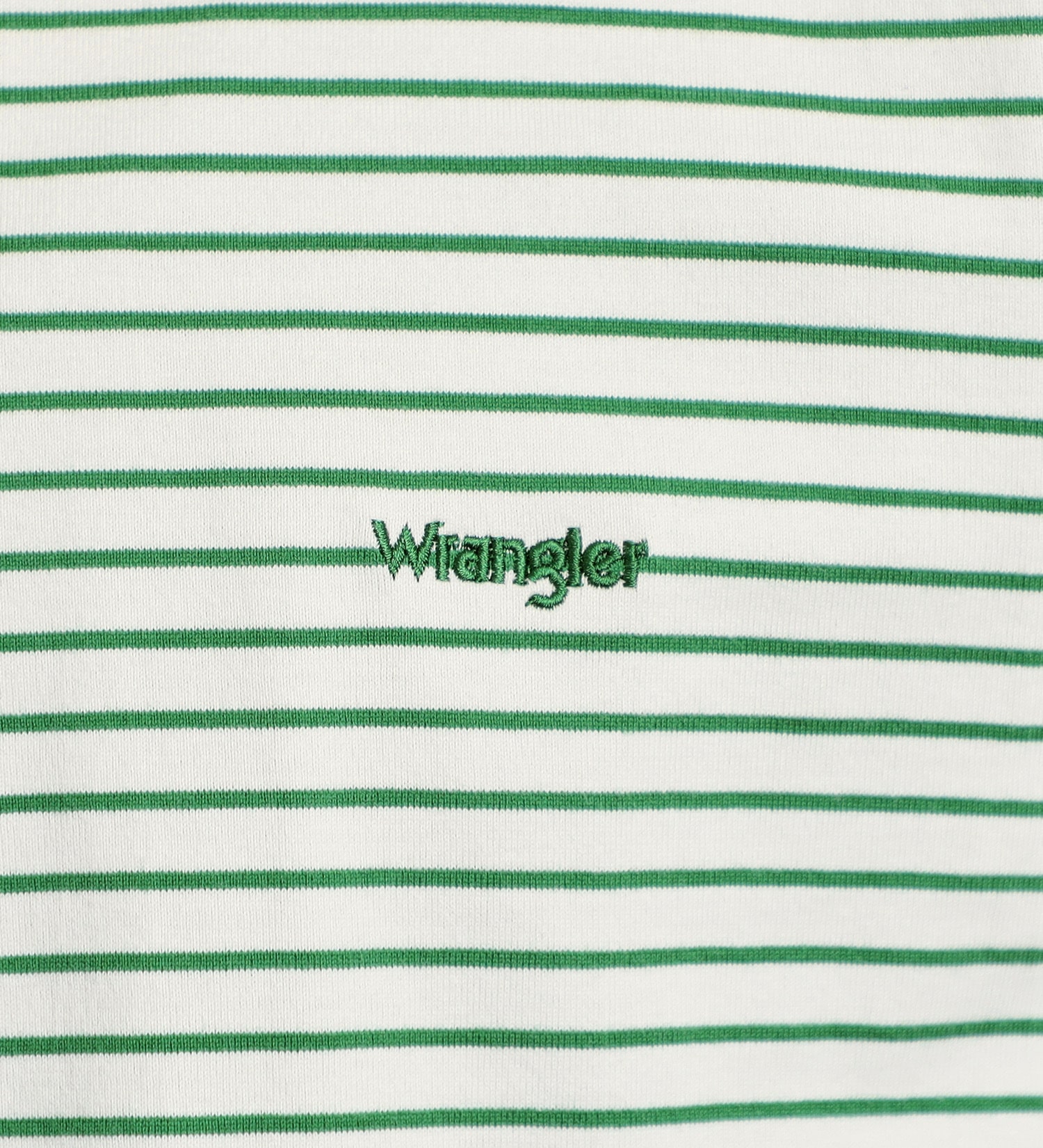 Wrangler(ラングラー)のボーダーリンガー ショートスリーブTee|トップス/Tシャツ/カットソー/メンズ|グリーン