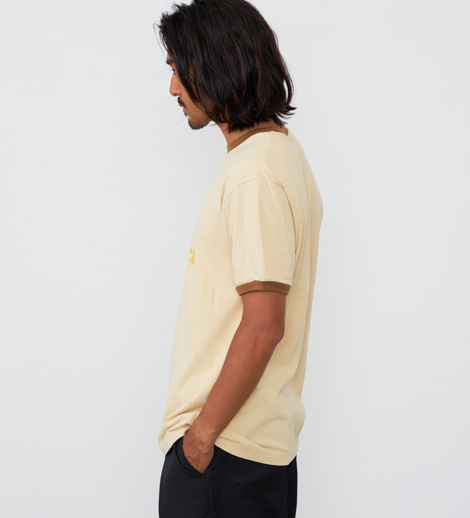 Wrangler(ラングラー)のレインボーロゴ WRINGER Tシャツ|トップス/Tシャツ/カットソー/メンズ|ブラウン
