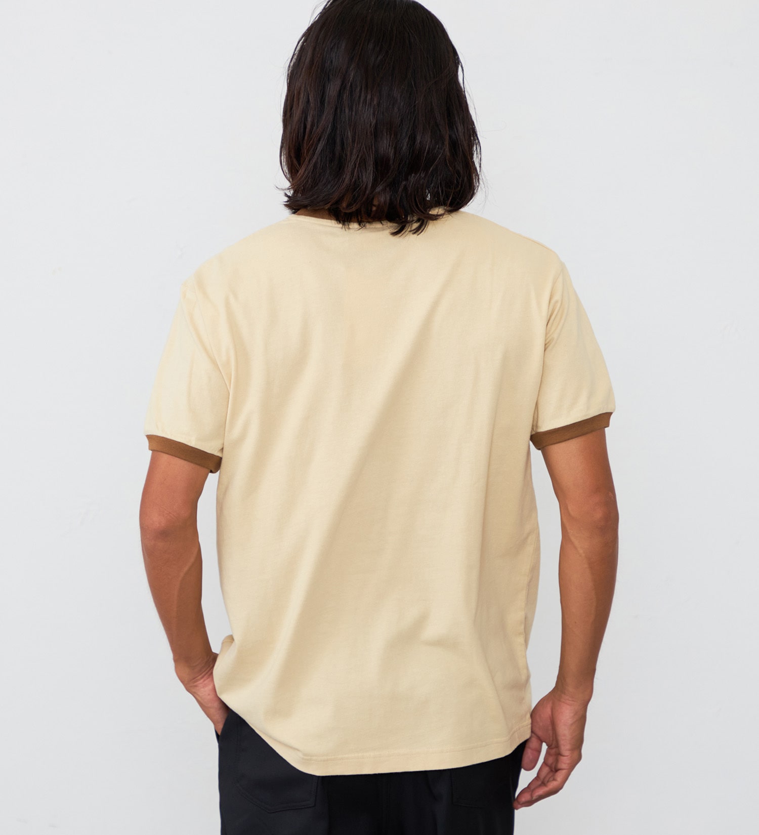 Wrangler(ラングラー)のレインボーロゴ WRINGER Tシャツ|トップス/Tシャツ/カットソー/メンズ|ブラウン
