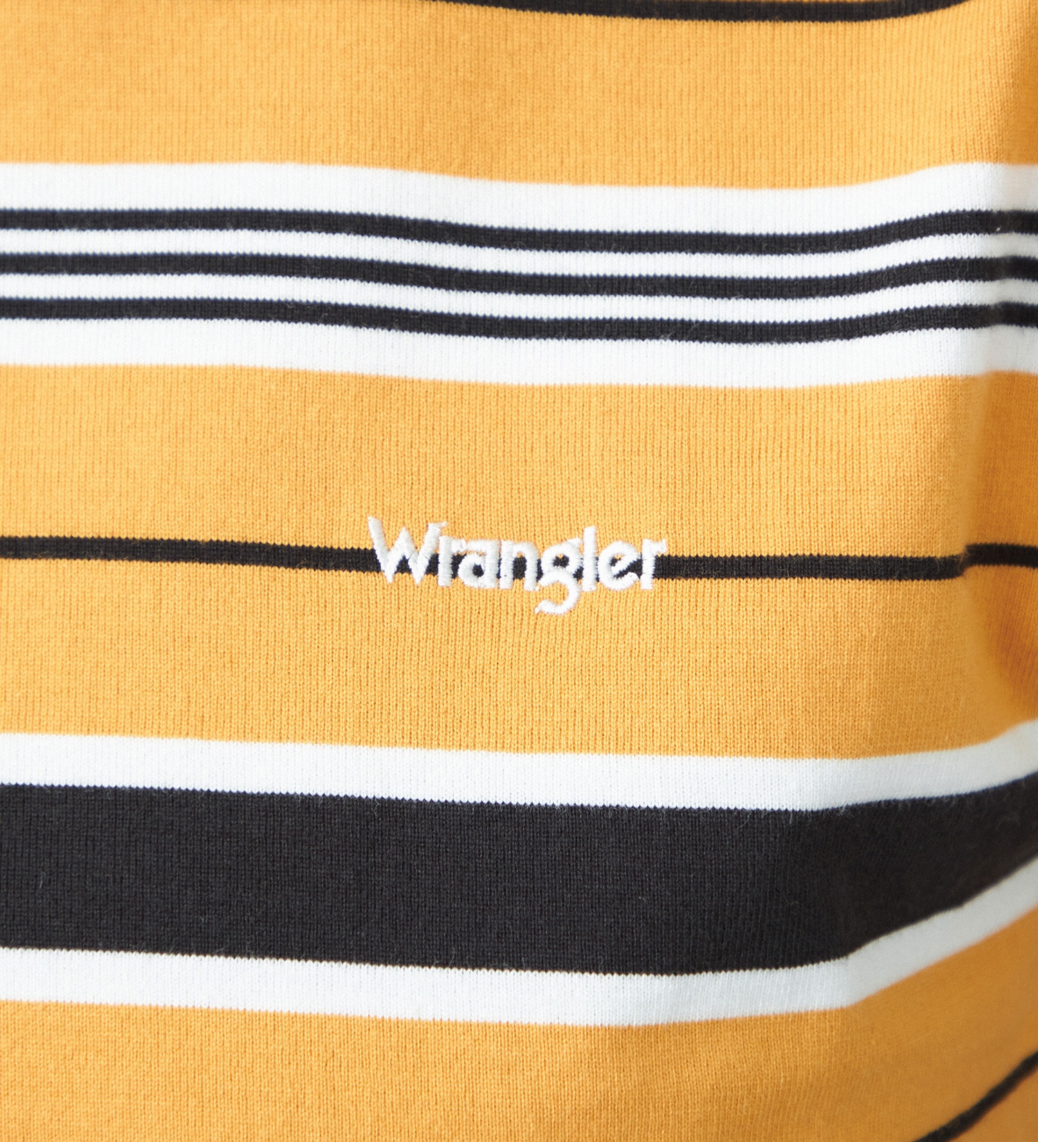 Wrangler(ラングラー)のクロップドボーダー ショートスリーブTee|トップス/Tシャツ/カットソー/レディース|オレンジ