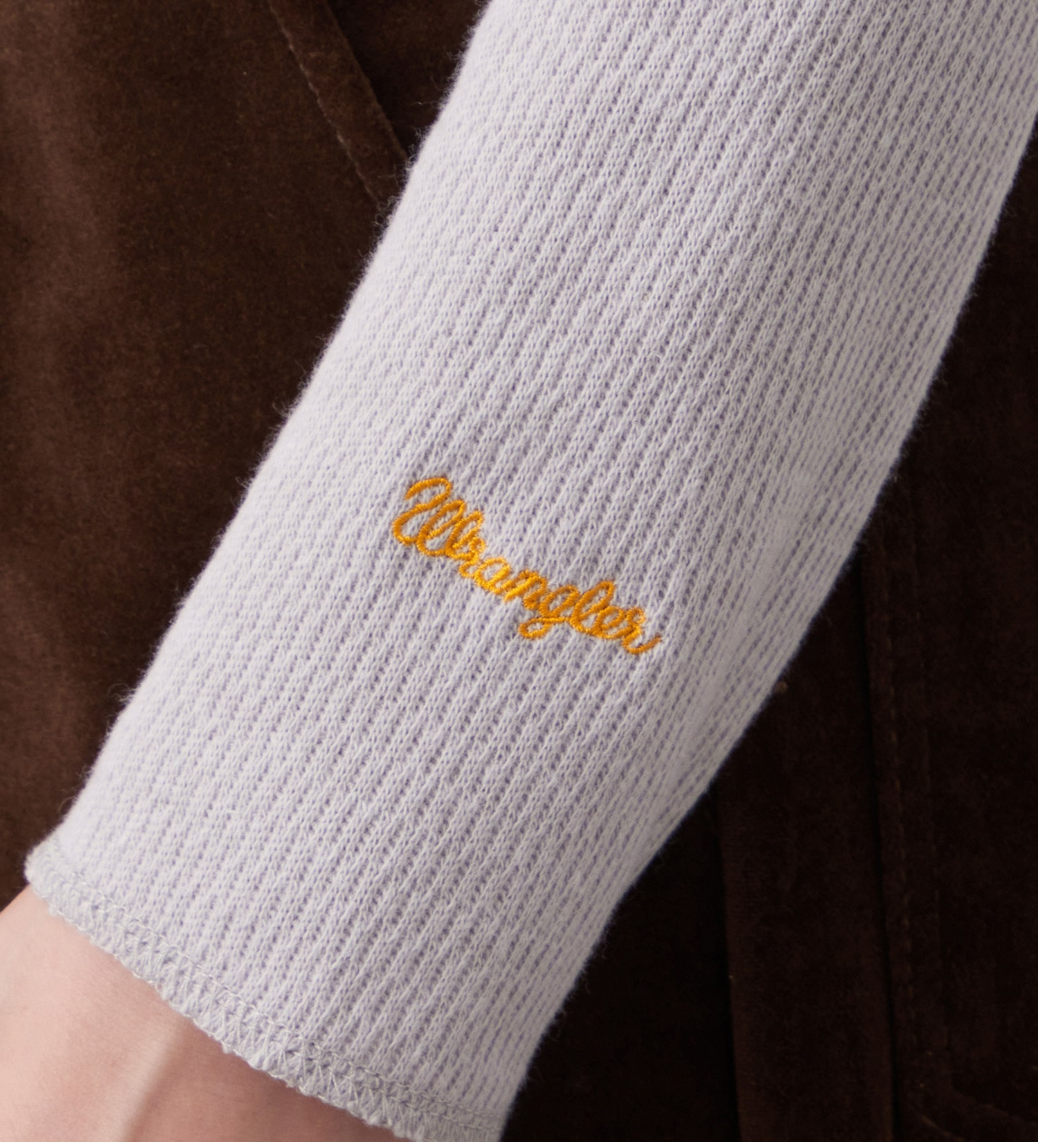 Wrangler(ラングラー)のWAFFLE HENRY NECK TEE/ワッフルヘンリーネック長袖Tシャツ|トップス/Tシャツ/カットソー/レディース|グレー