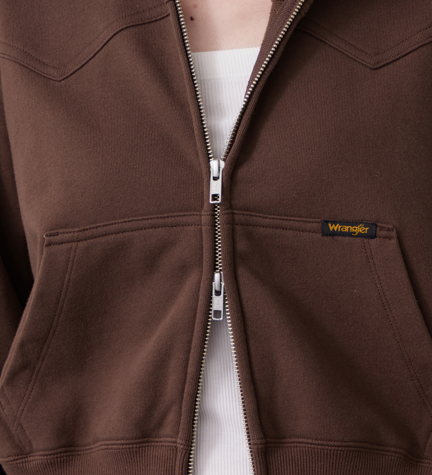 Wrangler(ラングラー)のFUR HOODIE/ファーフーディー|トップス/パーカー/レディース|ブラウン