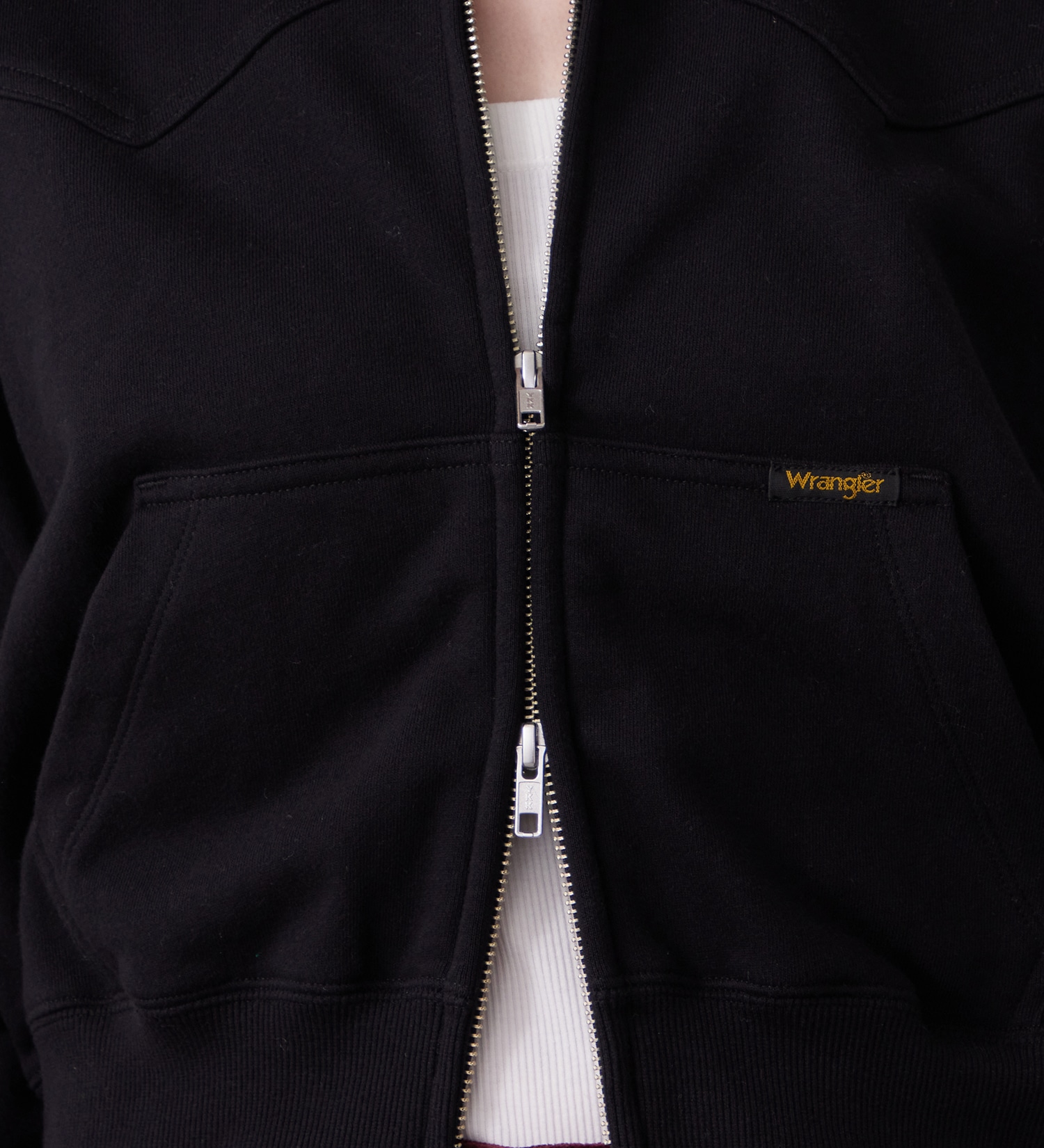Wrangler(ラングラー)のFUR HOODIE/ファーフーディー|トップス/パーカー/レディース|ブラック