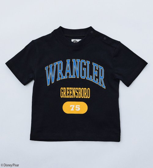 Wrangler(ラングラー)の【75th Special Item】【80/90/100cm】ベビ－＜TOY STORY / ウッディ＞プリントTシャツ（親子リンク対応）|トップス/Tシャツ/カットソー/キッズ|ブラック