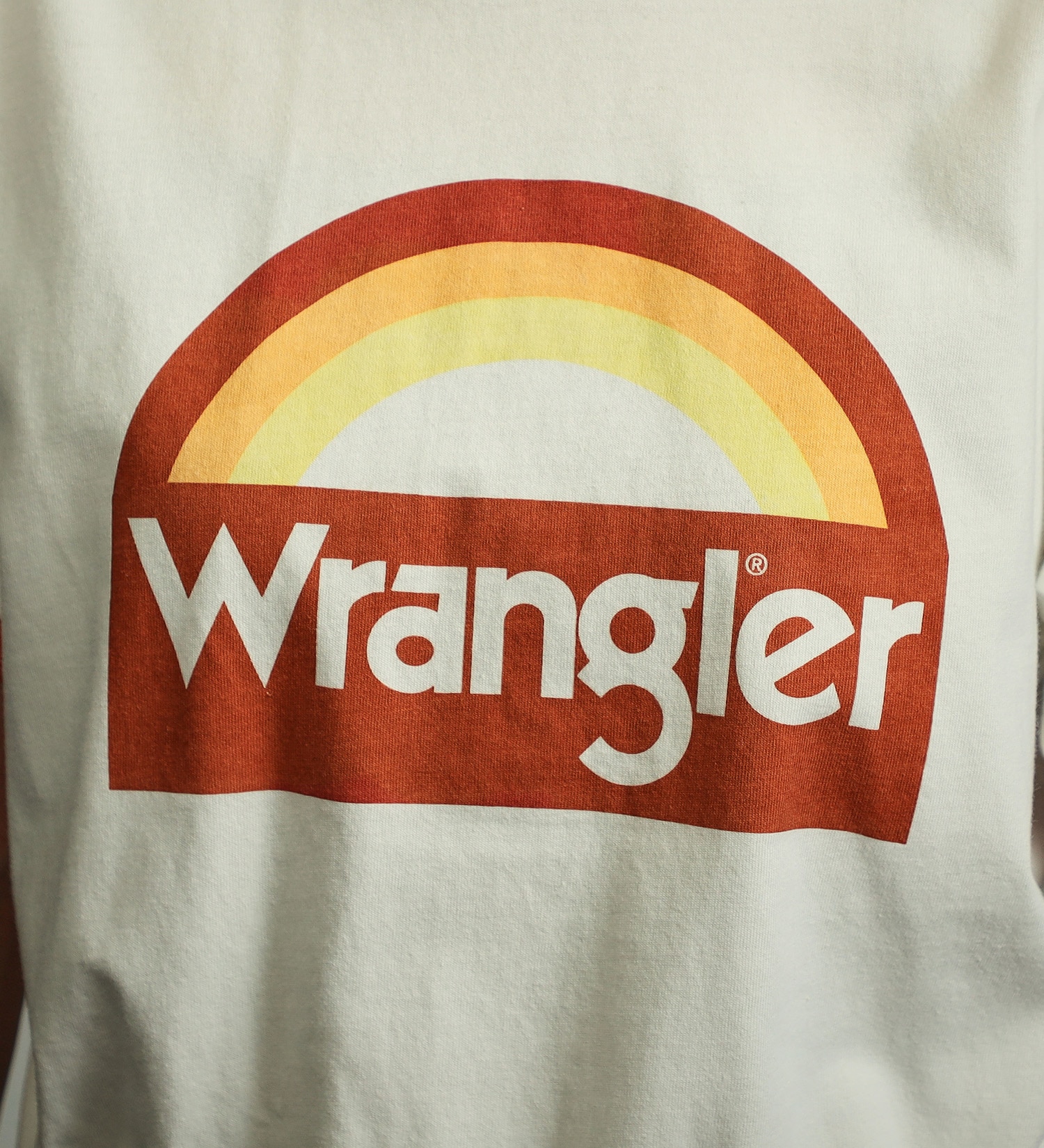 Wrangler(ラングラー)の【ユニセックス】Wranglerロゴ リンガーTシャツ|トップス/Tシャツ/カットソー/メンズ|レッド