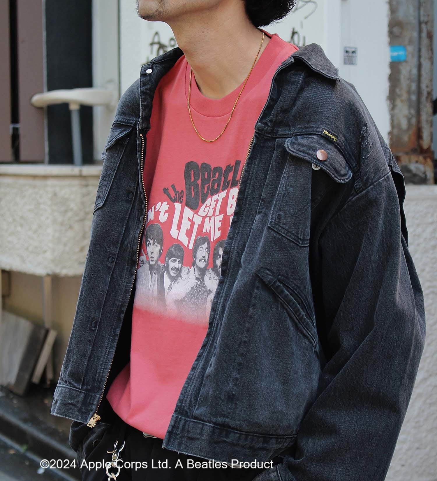 Wrangler(ラングラー)の【BEATLESxWrangler】クルーネックTシャツ|トップス/Tシャツ/カットソー/メンズ|レッド