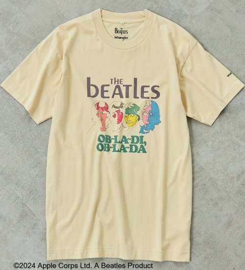 Wrangler(ラングラー)の【BEATLESxWrangler】クルーネックTシャツ|トップス/Tシャツ/カットソー/メンズ|ベージュ