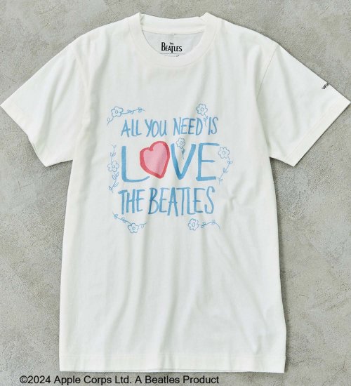 Wrangler(ラングラー)の【BEATLESxWrangler】クルーネックTシャツ|トップス/Tシャツ/カットソー/メンズ|ホワイト