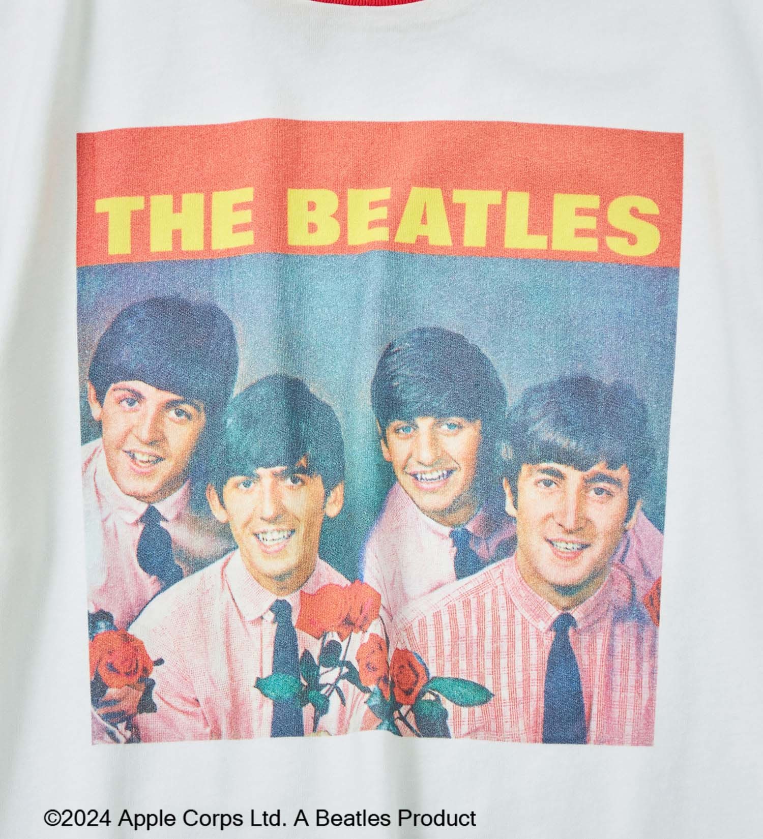 Wrangler(ラングラー)の【BEATLESxWrangler】リンガーTシャツ|トップス/Tシャツ/カットソー/メンズ|レッド