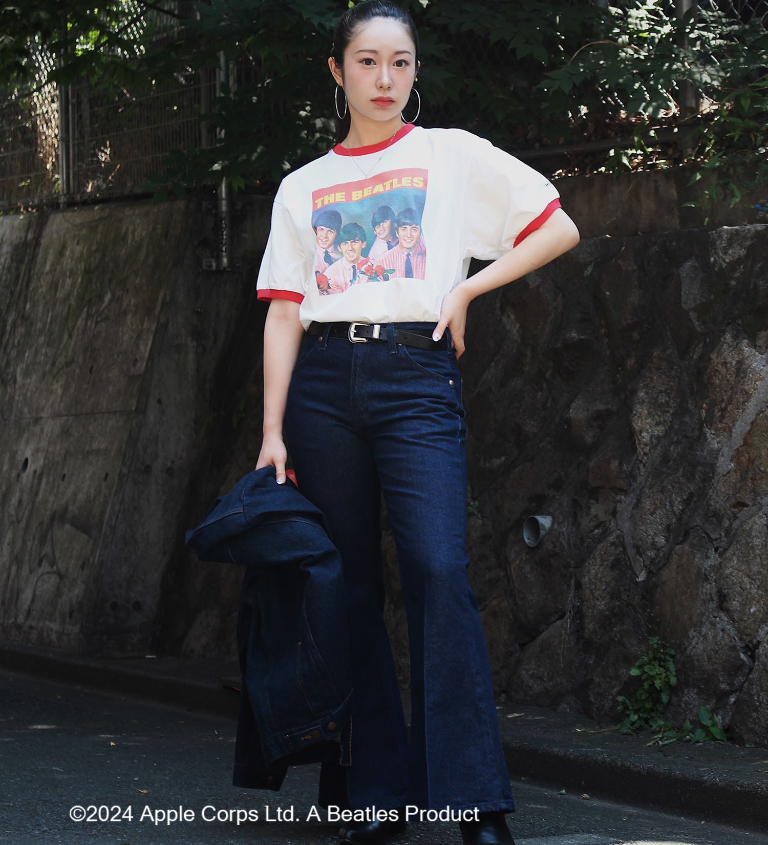 Wrangler(ラングラー)の【BEATLESxWrangler】リンガーTシャツ|トップス/Tシャツ/カットソー/メンズ|レッド