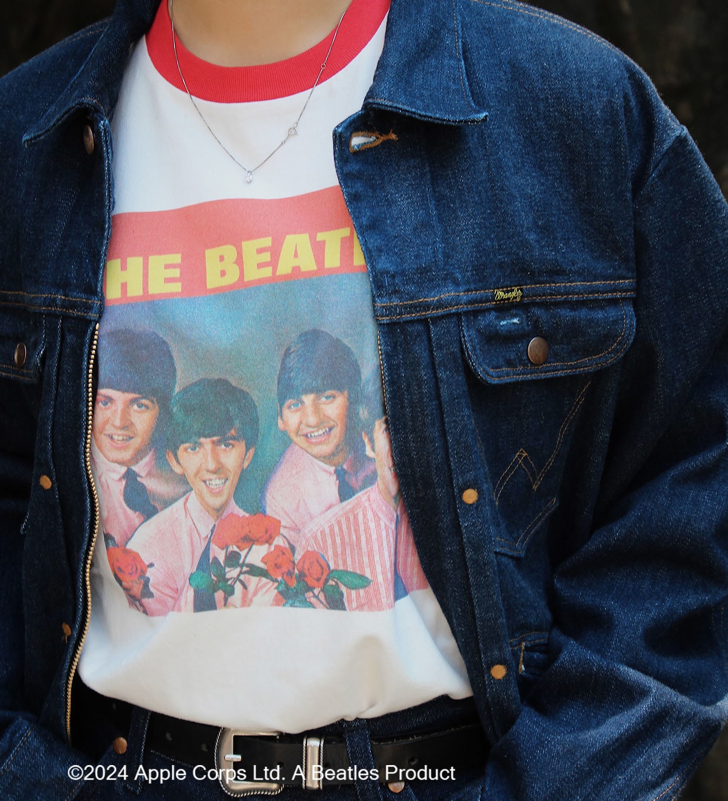 Wrangler(ラングラー)の【BEATLESxWrangler】リンガーTシャツ|トップス/Tシャツ/カットソー/メンズ|レッド