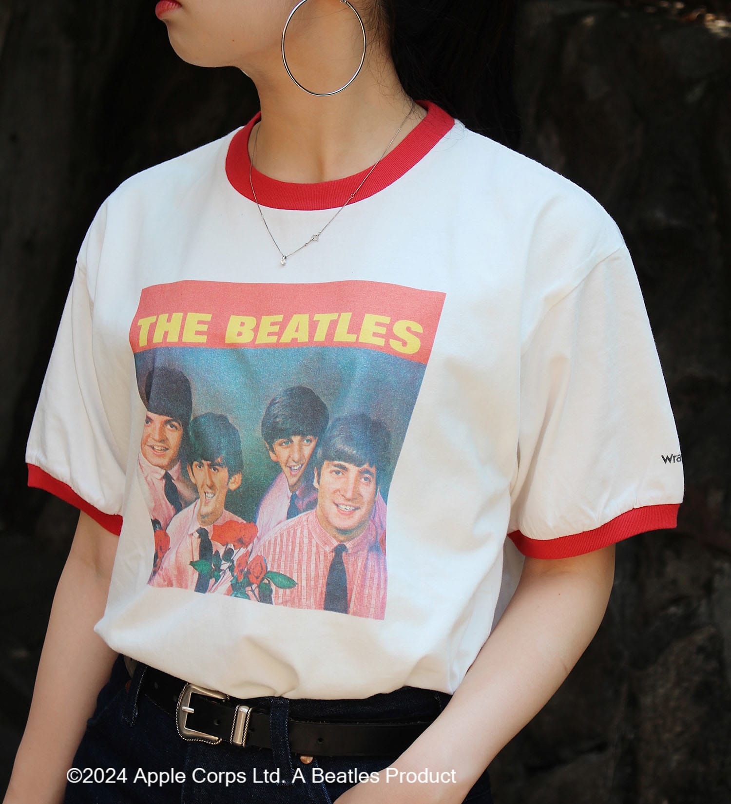 Wrangler(ラングラー)の【BEATLESxWrangler】リンガーTシャツ|トップス/Tシャツ/カットソー/メンズ|レッド