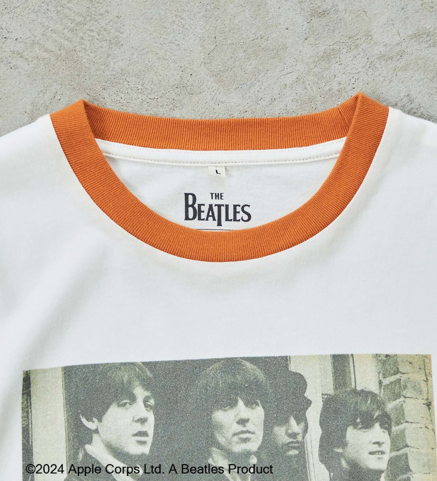 Wrangler(ラングラー)の【BEATLESxWrangler】リンガーTシャツ|トップス/Tシャツ/カットソー/メンズ|オレンジ