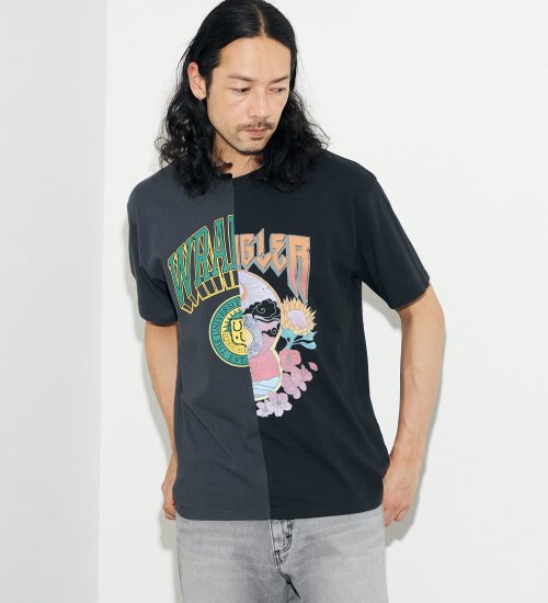 Wrangler(ラングラー)のリメイクTシャツ|トップス/Tシャツ/カットソー/メンズ|チャコールグレー