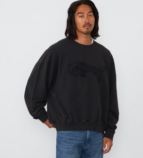 Wrangler(ラングラー)のユーズドパッチスウェット|トップス/スウェット/レディース|チャコールグレー