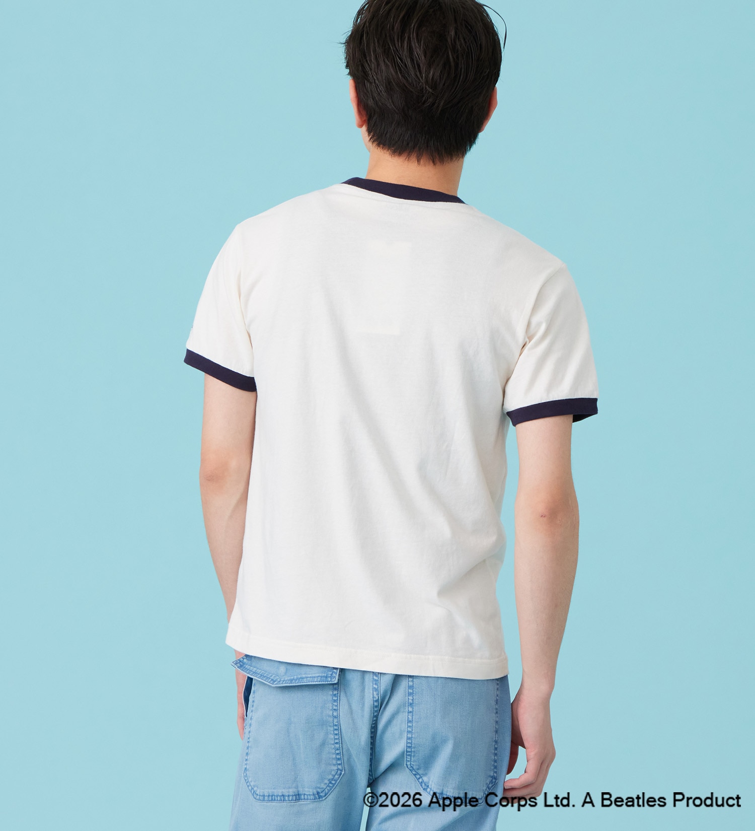 Wrangler(ラングラー)の【ポイントアップ対象】WRINGER T-SHIRTS【BEATLES】|トップス/Tシャツ/カットソー/メンズ|ネイビー