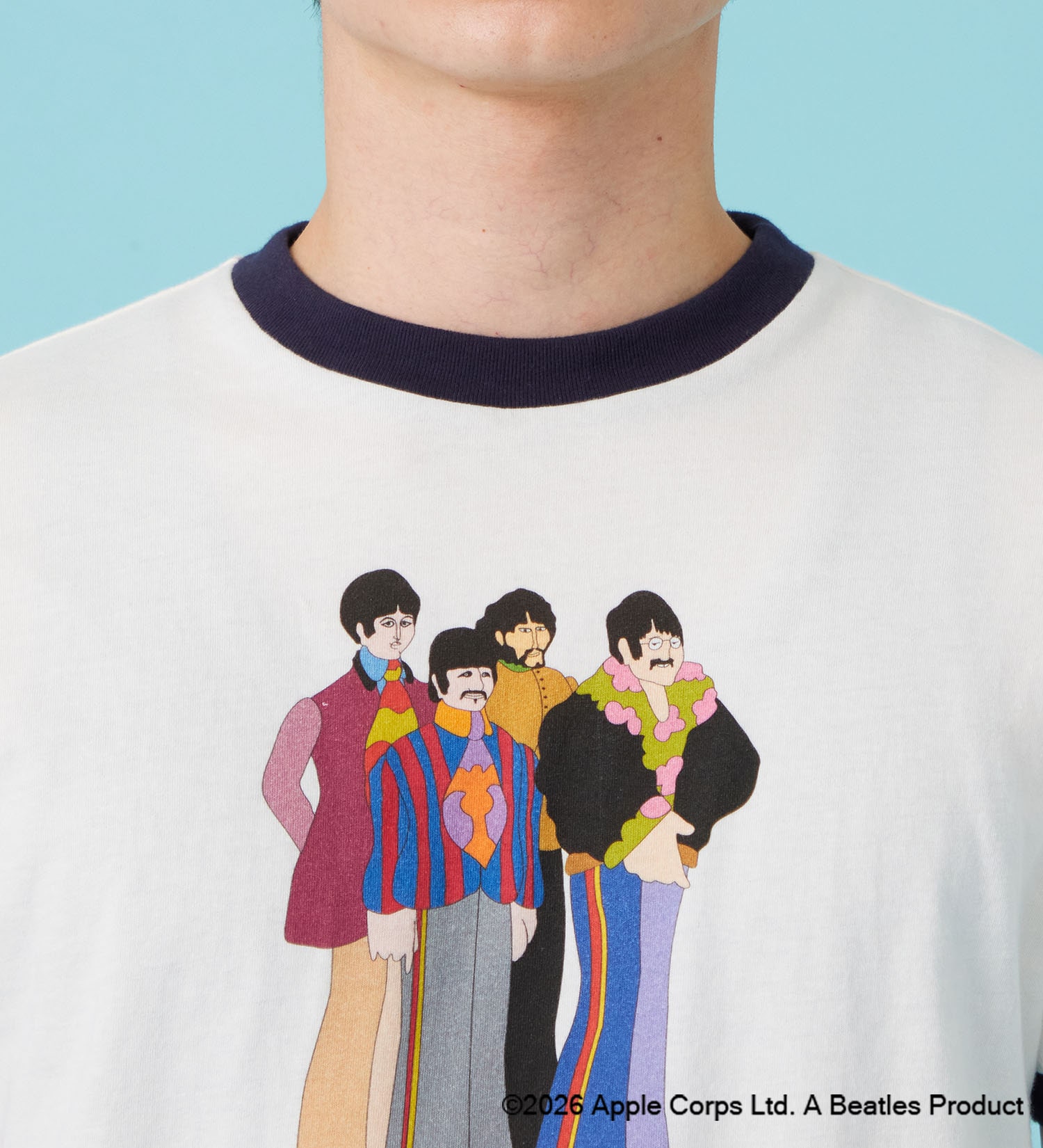 Wrangler(ラングラー)の【ポイントアップ対象】WRINGER T-SHIRTS【BEATLES】|トップス/Tシャツ/カットソー/メンズ|ネイビー
