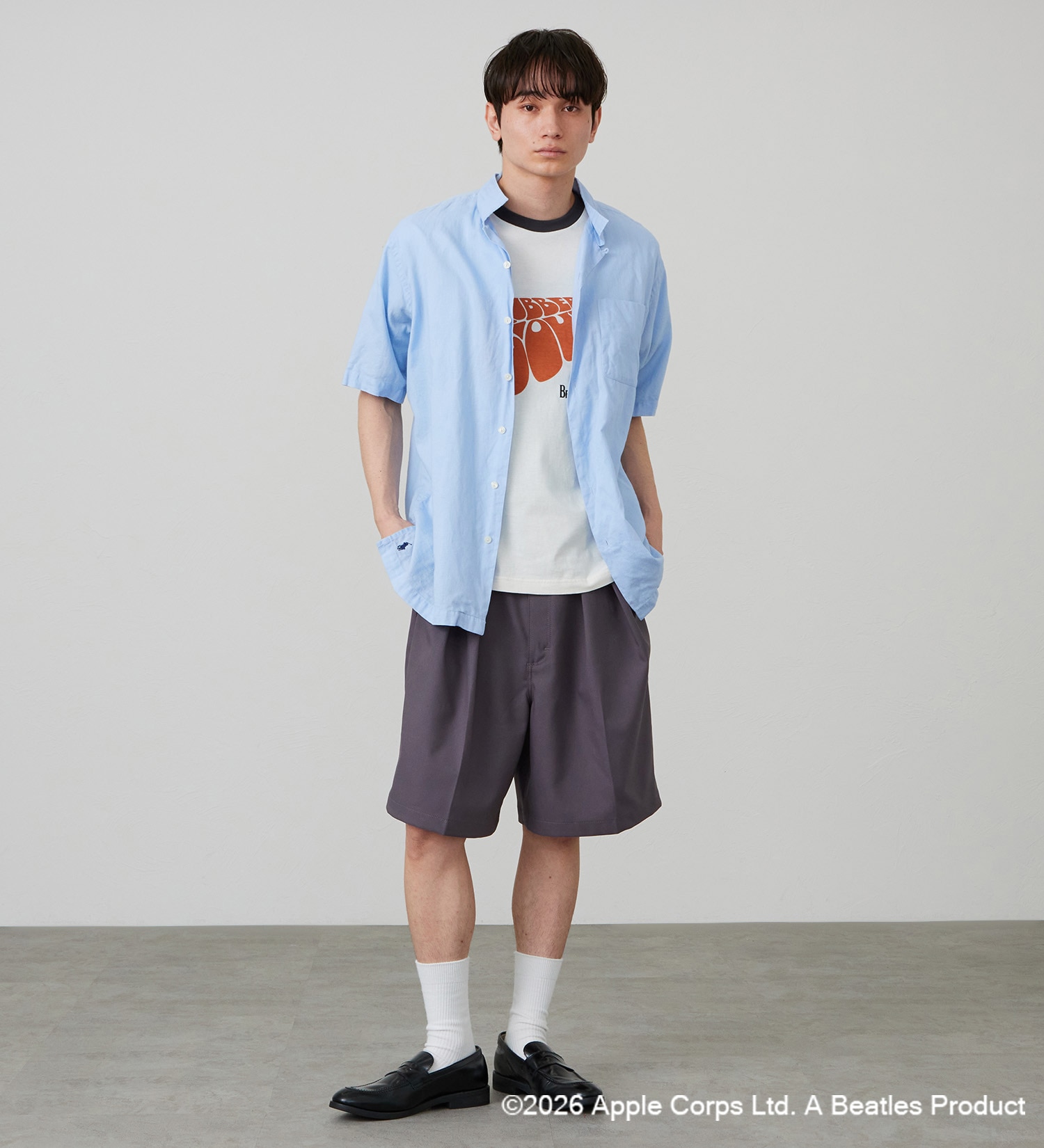 Wrangler(ラングラー)の【ポイントアップ対象】WRINGER T-SHIRTS【BEATLES】|トップス/Tシャツ/カットソー/メンズ|ブラック