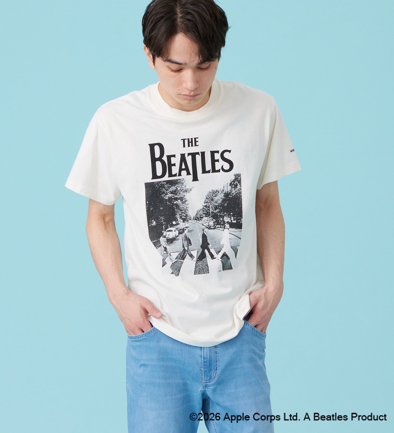 Wrangler(ラングラー)の【ポイントアップ対象】PRINT T-SHIRTS【BEATLES】|トップス/Tシャツ/カットソー/メンズ|ホワイト