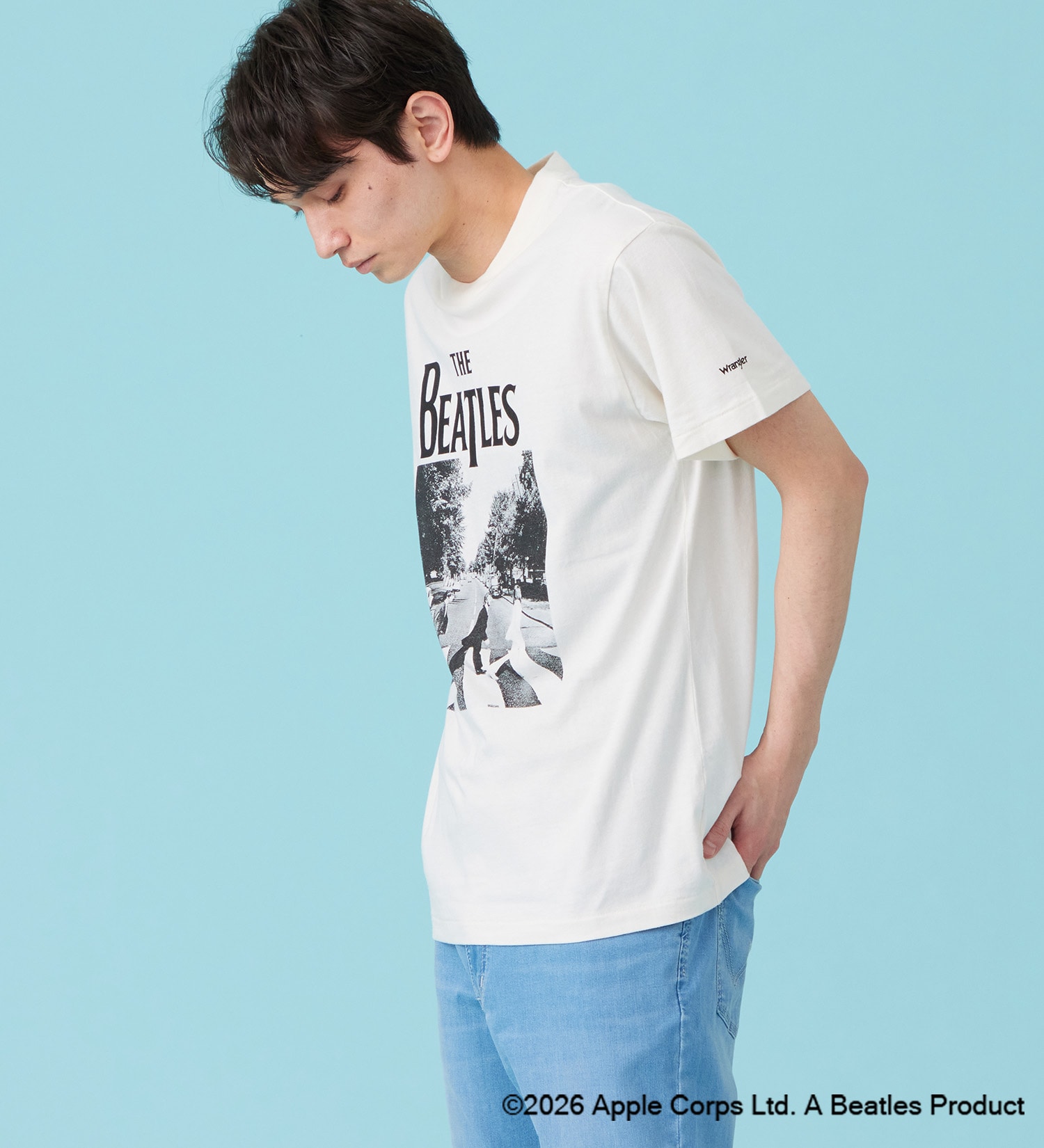 Wrangler(ラングラー)の【ポイントアップ対象】PRINT T-SHIRTS【BEATLES】|トップス/Tシャツ/カットソー/メンズ|ホワイト