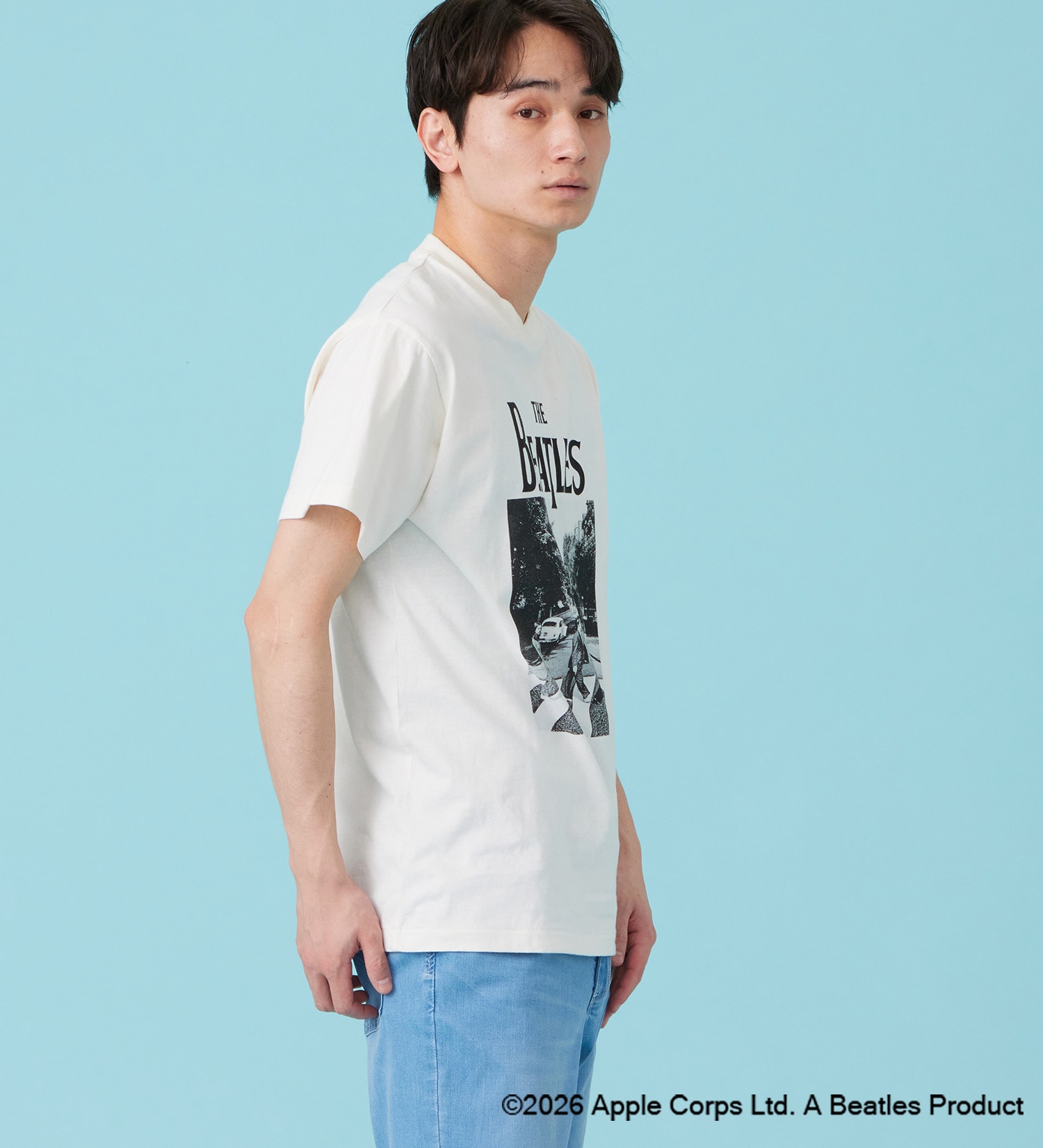 Wrangler(ラングラー)の【ポイントアップ対象】PRINT T-SHIRTS【BEATLES】|トップス/Tシャツ/カットソー/メンズ|ホワイト