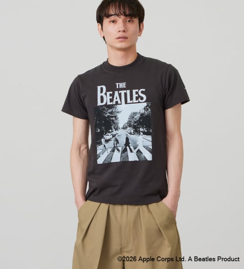 Wrangler(ラングラー)の【ポイントアップ対象】PRINT T-SHIRTS【BEATLES】|トップス/Tシャツ/カットソー/メンズ|ブラック