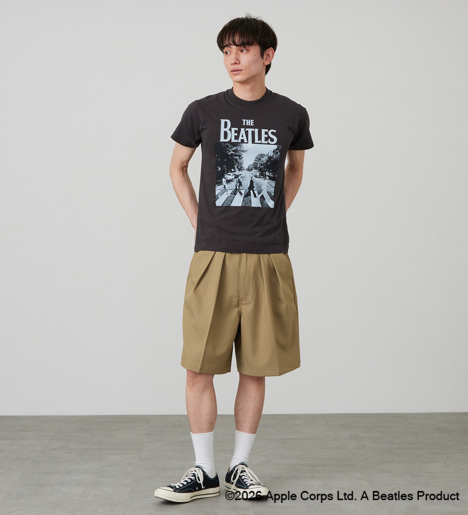 Wrangler(ラングラー)の【ポイントアップ対象】PRINT T-SHIRTS【BEATLES】|トップス/Tシャツ/カットソー/メンズ|ブラック