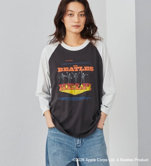 【ポイントアップ対象】PRINT T-SHIRTS7分袖【BEATLES】