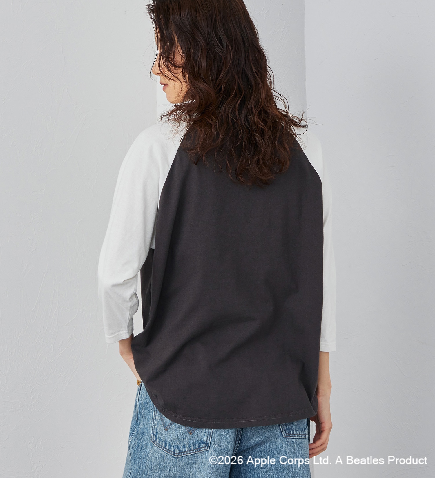 Wrangler(ラングラー)の【ポイントアップ対象】PRINT T-SHIRTS7分袖【BEATLES】|トップス/Tシャツ/カットソー/メンズ|ブラック