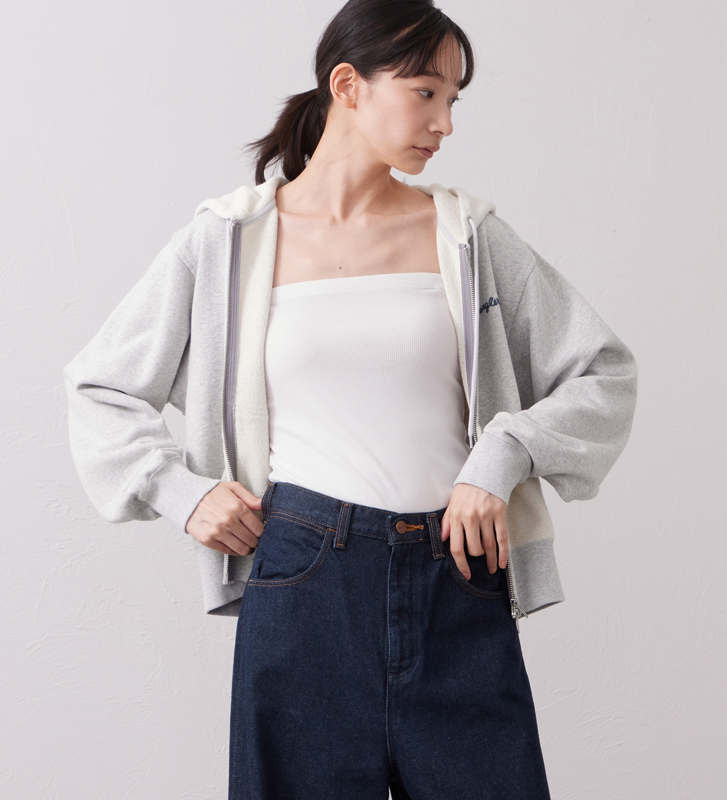 Wrangler(ラングラー)のDOUBLE ZIP PARKA/ダブルジップパーカー|トップス/パーカー/メンズ|グレー