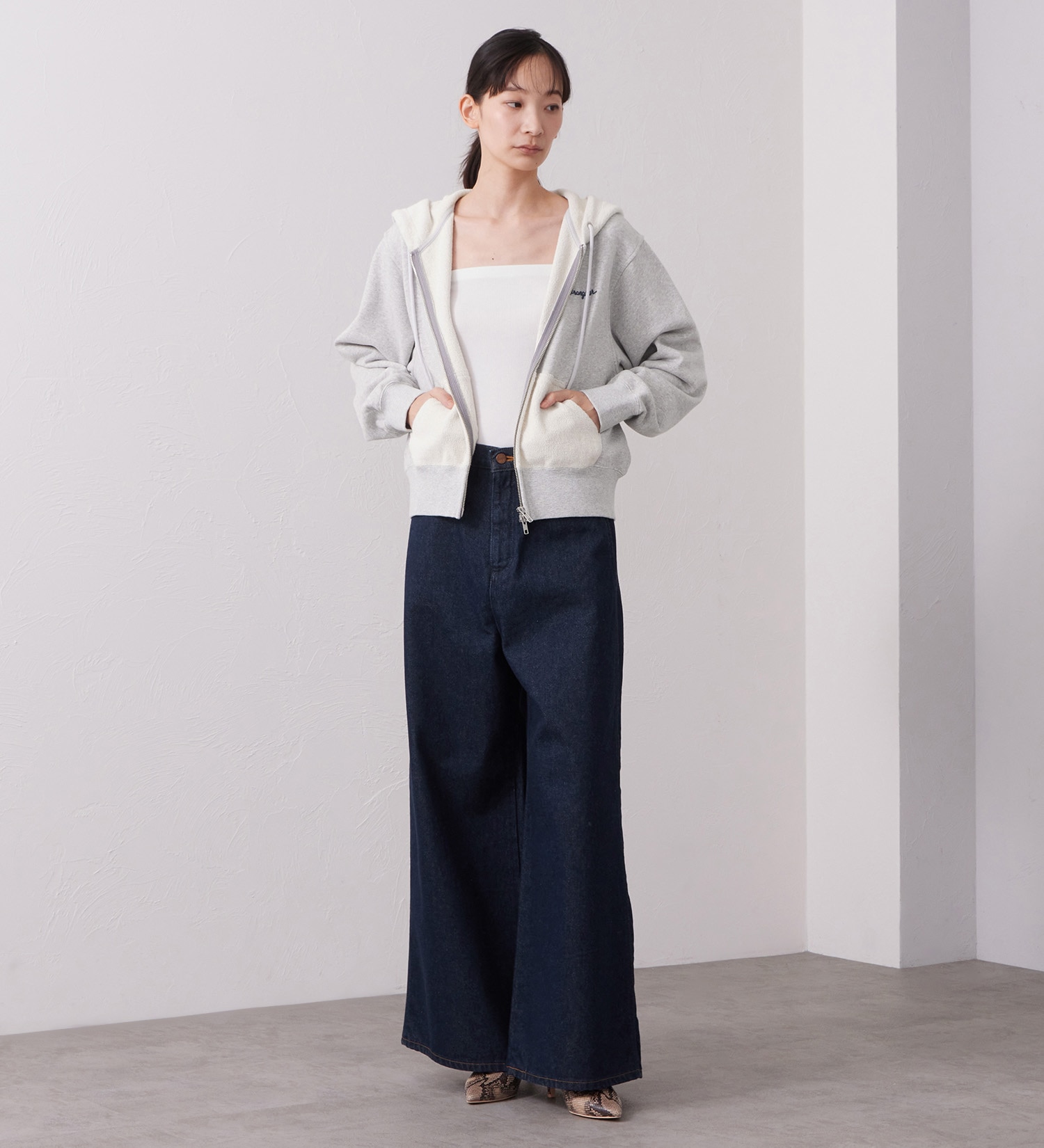 Wrangler(ラングラー)のDOUBLE ZIP PARKA/ダブルジップパーカー|トップス/パーカー/メンズ|グレー