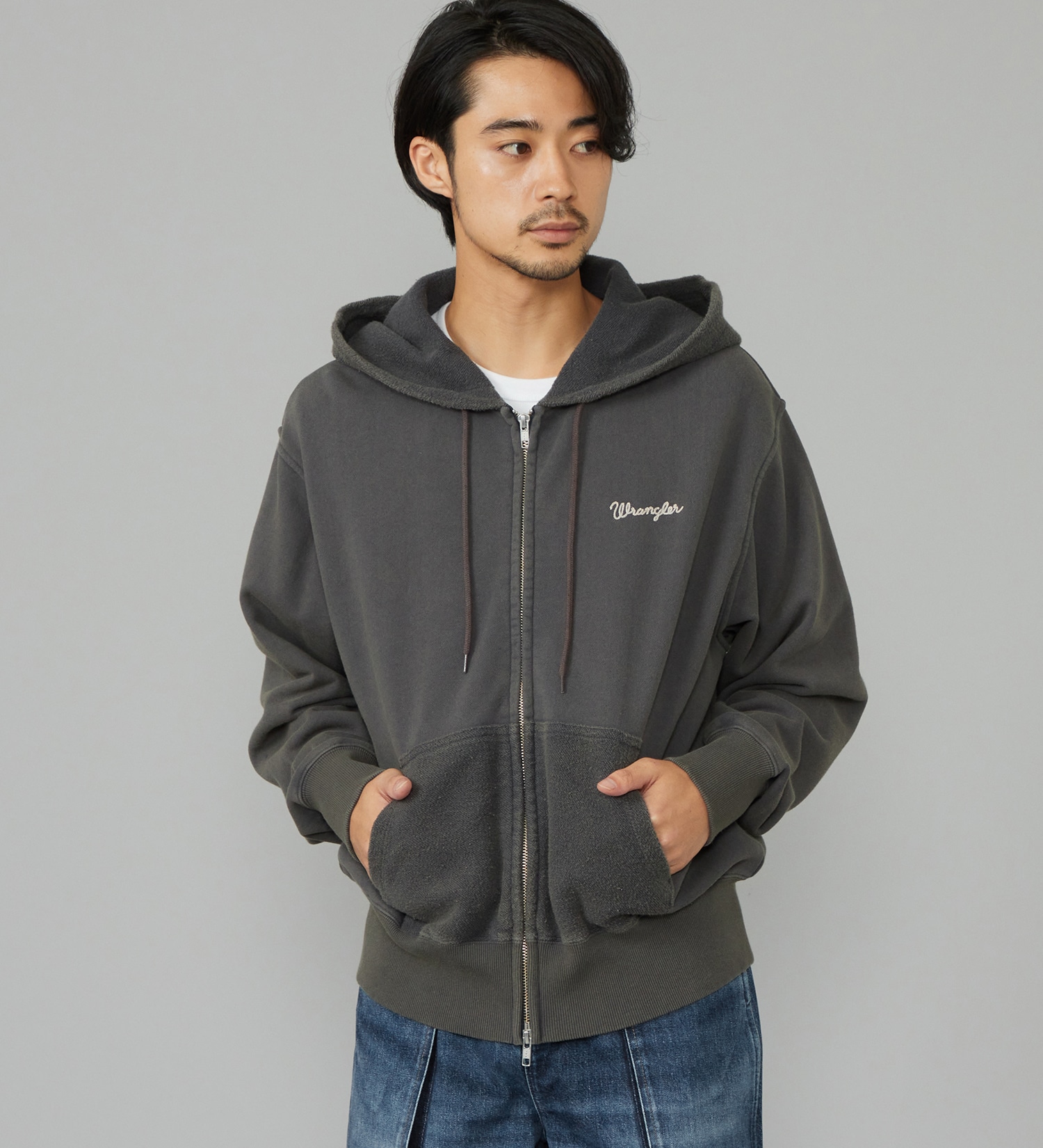 Wrangler(ラングラー)のDOUBLE ZIP PARKA/ダブルジップパーカー|トップス/パーカー/メンズ|ブラック