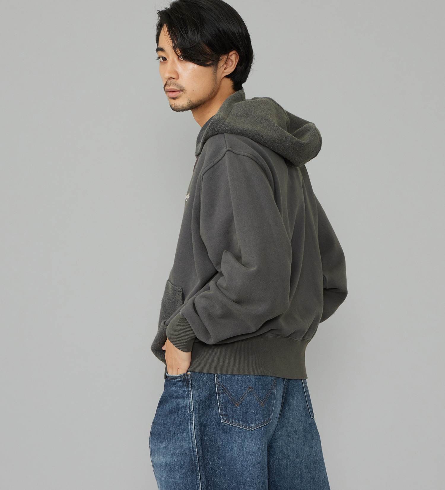 Wrangler(ラングラー)のDOUBLE ZIP PARKA/ダブルジップパーカー|トップス/パーカー/メンズ|ブラック
