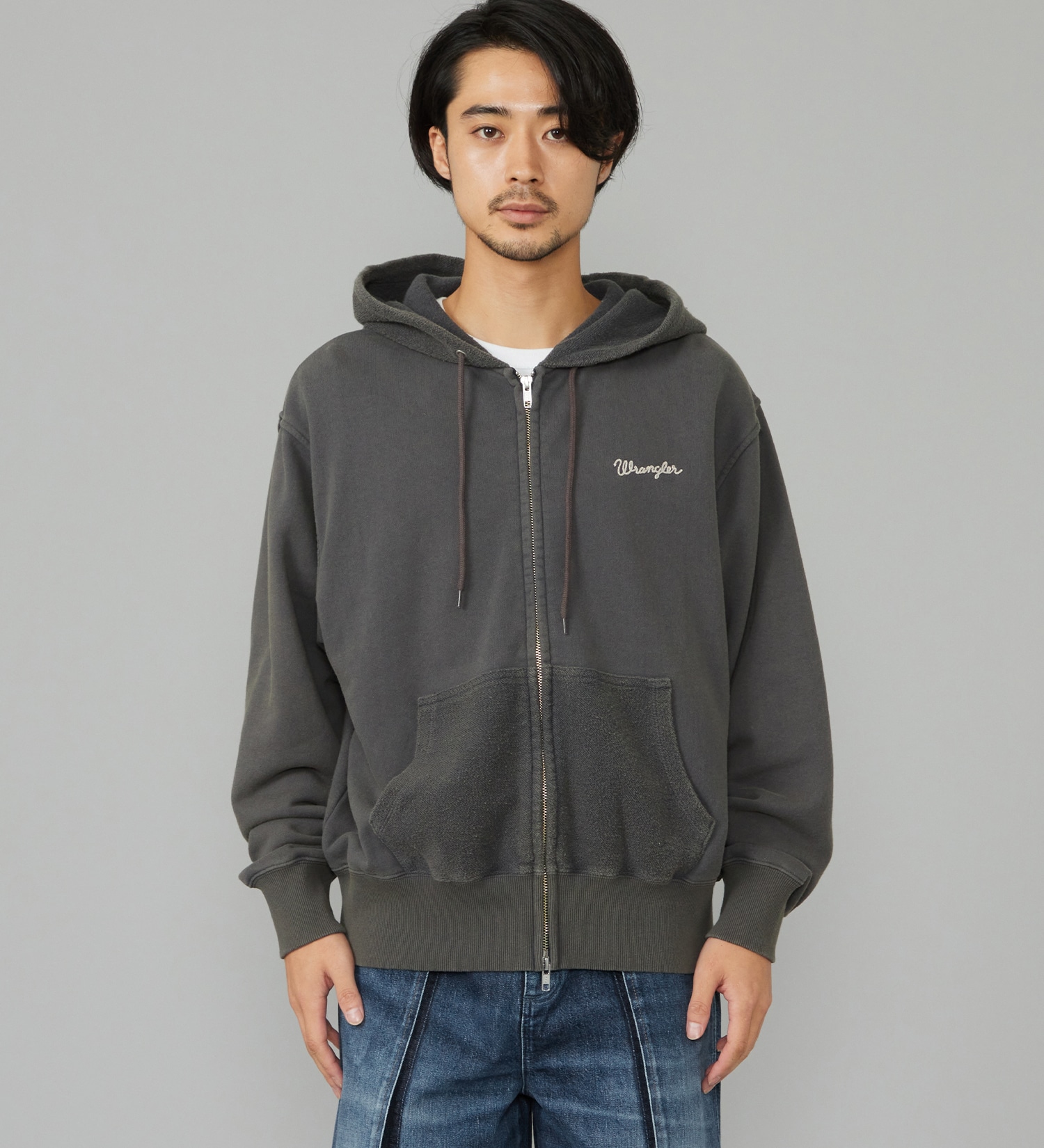 Wrangler(ラングラー)のDOUBLE ZIP PARKA/ダブルジップパーカー|トップス/パーカー/メンズ|ブラック