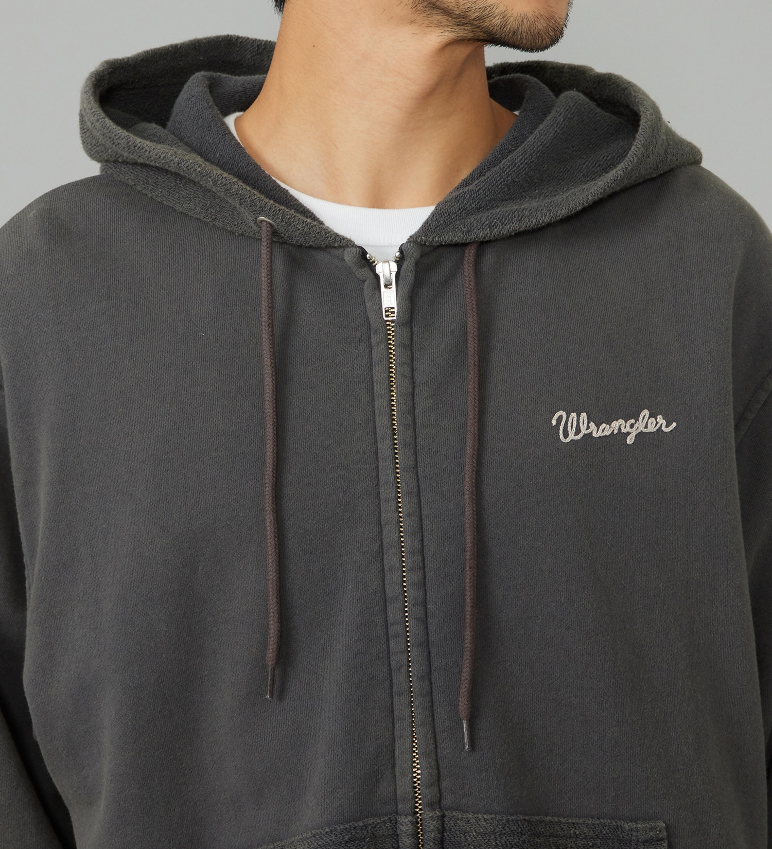 Wrangler(ラングラー)のDOUBLE ZIP PARKA/ダブルジップパーカー|トップス/パーカー/メンズ|ブラック