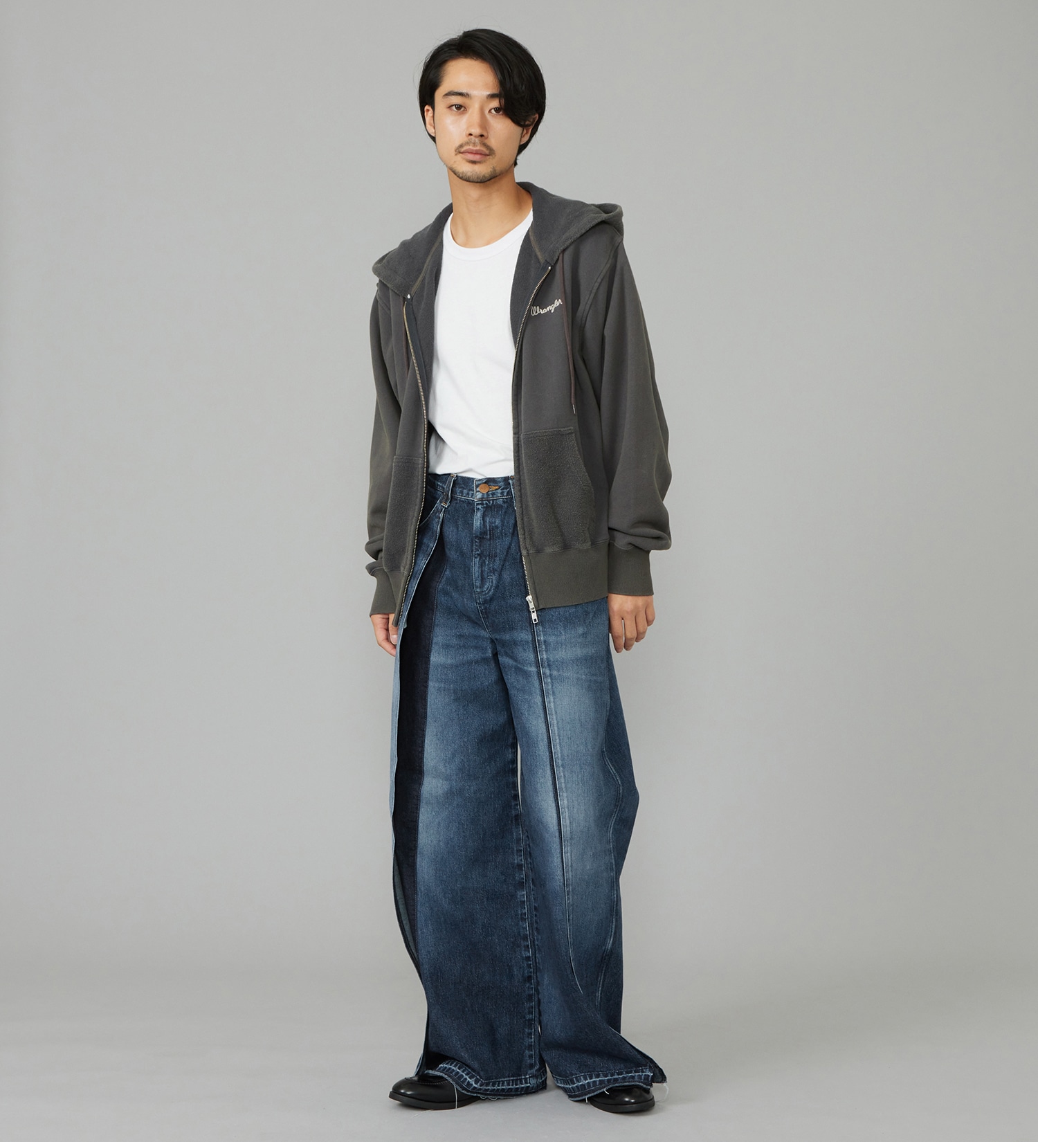 Wrangler(ラングラー)のDOUBLE ZIP PARKA/ダブルジップパーカー|トップス/パーカー/メンズ|ブラック