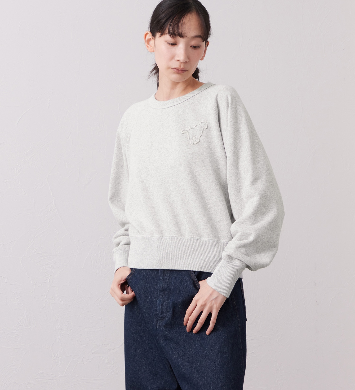 Wrangler(ラングラー)のCREW NECK SWEAT/クルーネックスウェット|トップス/スウェット/メンズ|グレー