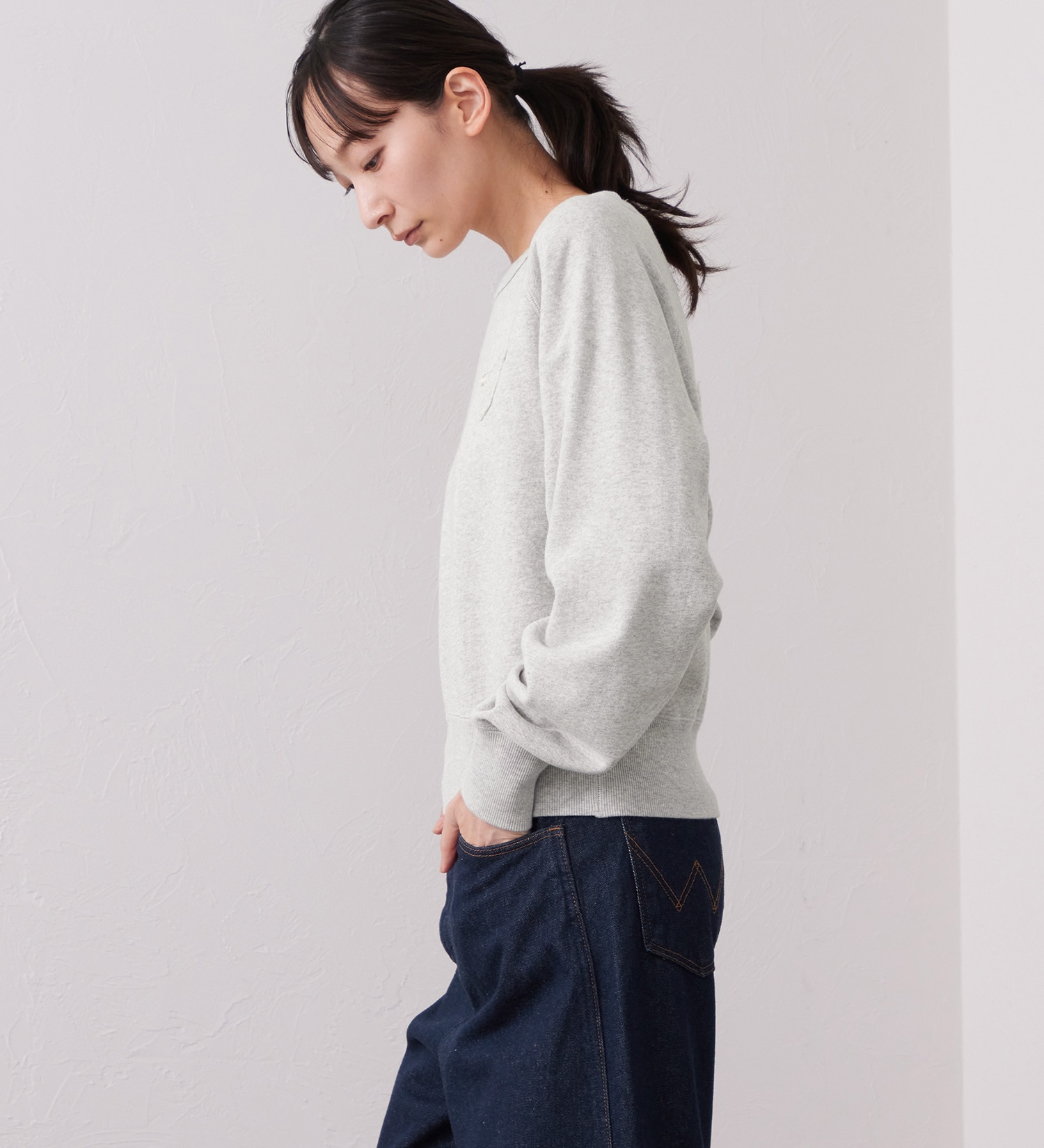Wrangler(ラングラー)のCREW NECK SWEAT/クルーネックスウェット|トップス/スウェット/メンズ|グレー