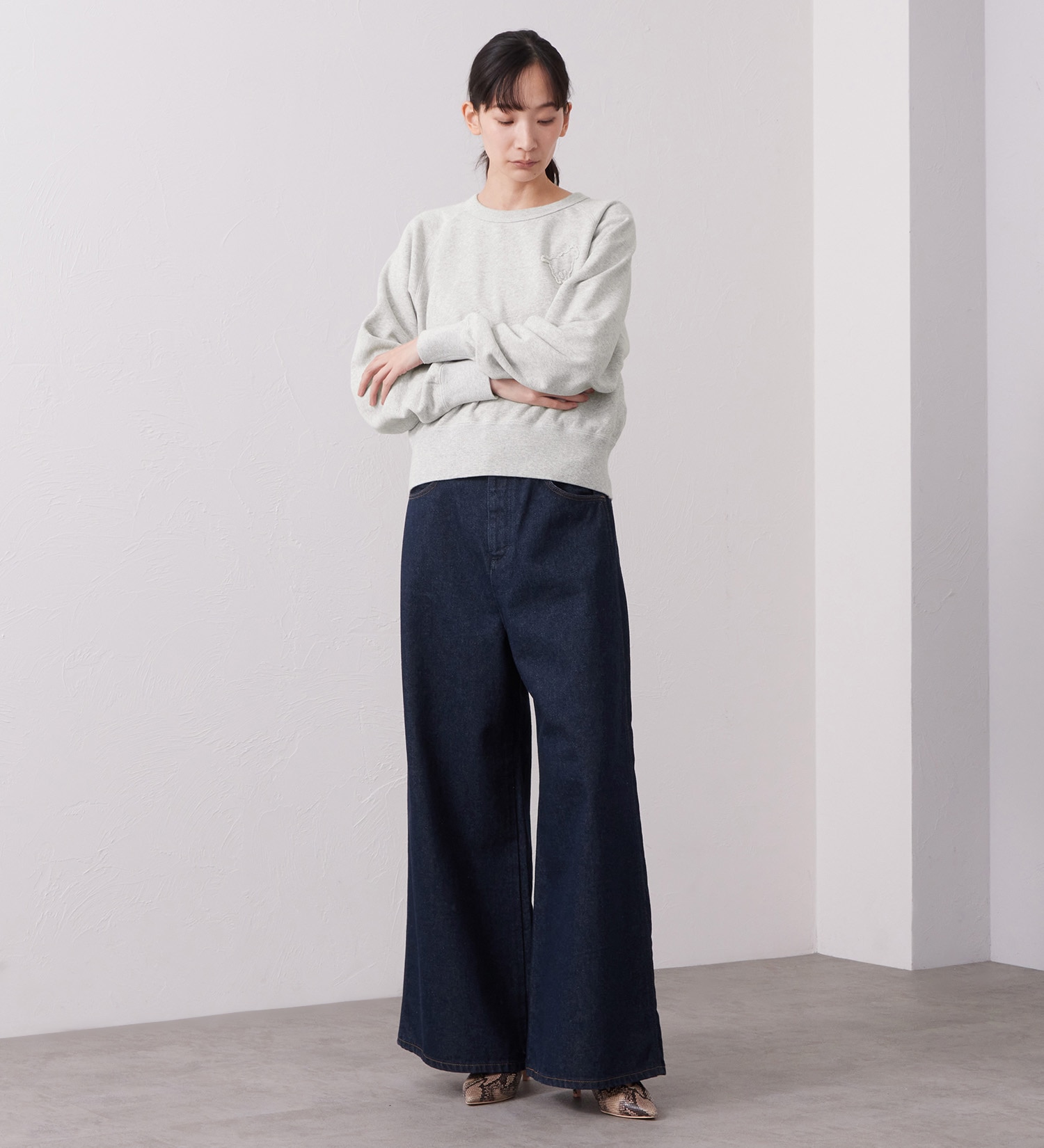 Wrangler(ラングラー)のCREW NECK SWEAT/クルーネックスウェット|トップス/スウェット/メンズ|グレー