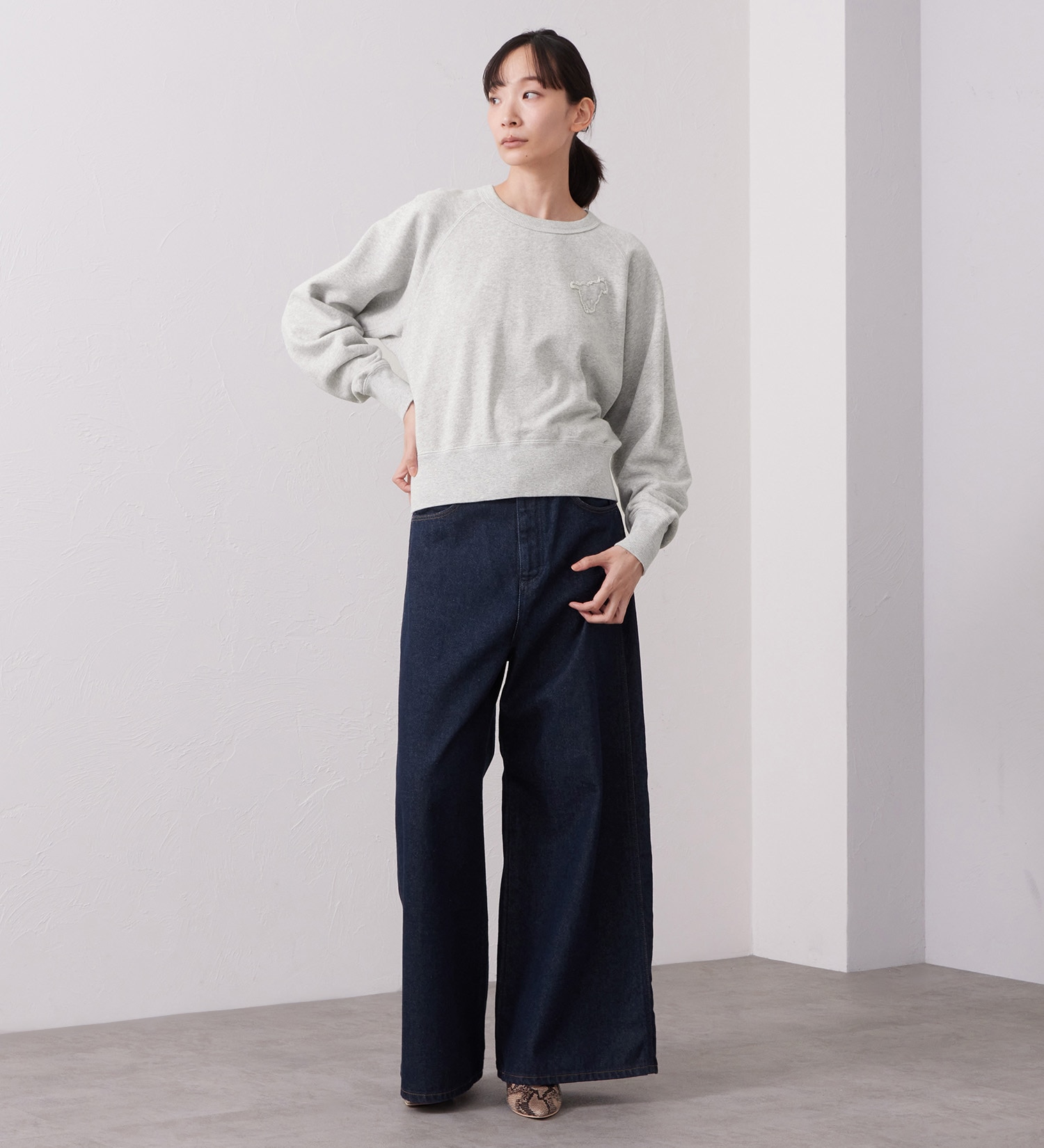 Wrangler(ラングラー)のCREW NECK SWEAT/クルーネックスウェット|トップス/スウェット/メンズ|グレー