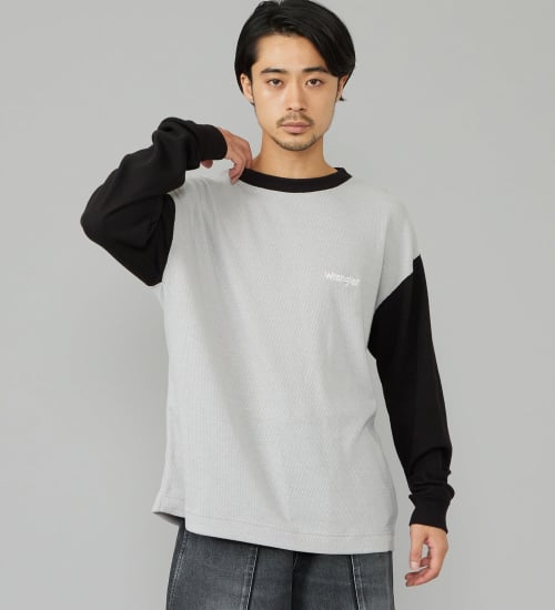 WAFFLE L/S TEE/ワッフル長袖Tシャツ