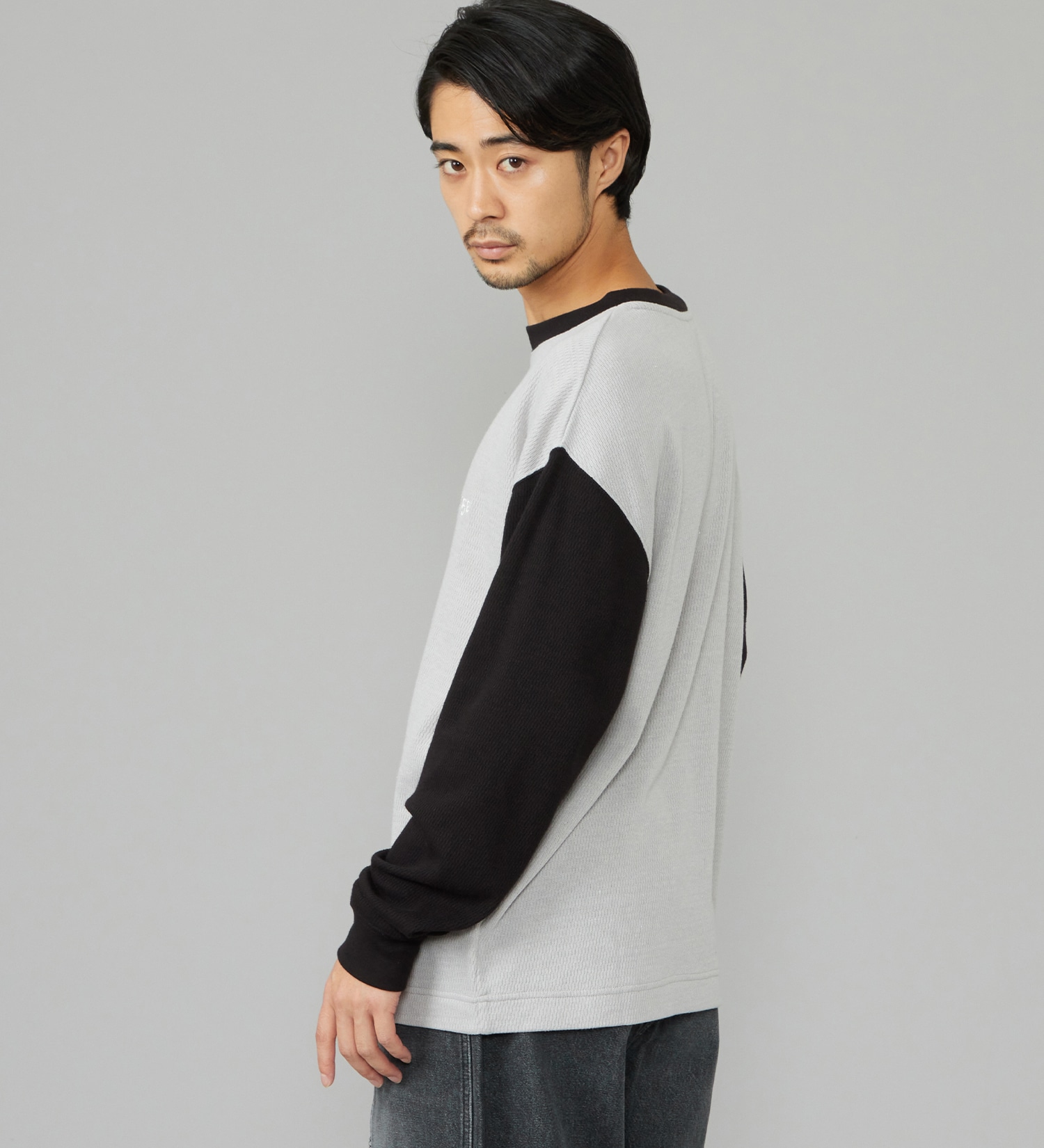 Wrangler(ラングラー)のWAFFLE L/S TEE/ワッフル長袖Tシャツ|トップス/Tシャツ/カットソー/メンズ|グレー