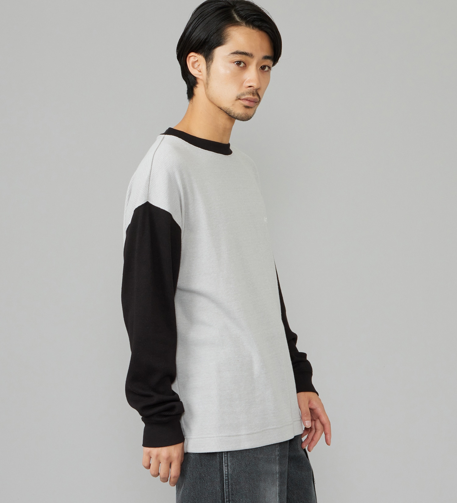 Wrangler(ラングラー)のWAFFLE L/S TEE/ワッフル長袖Tシャツ|トップス/Tシャツ/カットソー/メンズ|グレー