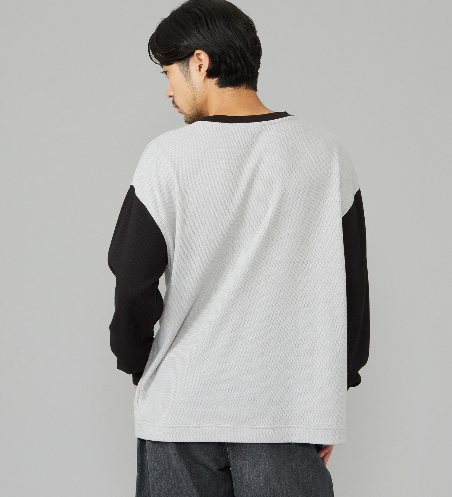 Wrangler(ラングラー)のWAFFLE L/S TEE/ワッフル長袖Tシャツ|トップス/Tシャツ/カットソー/メンズ|グレー